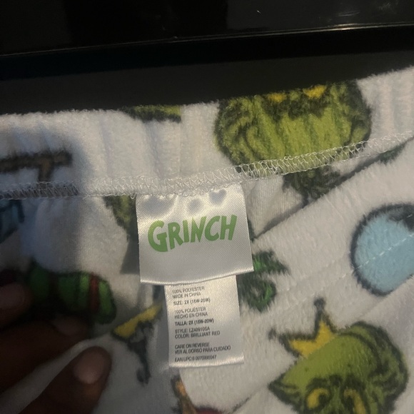 Dr Seuss The Grinch Fleece Sleep Lounge Pajama Pants Size 2X - Picture 3 of 4